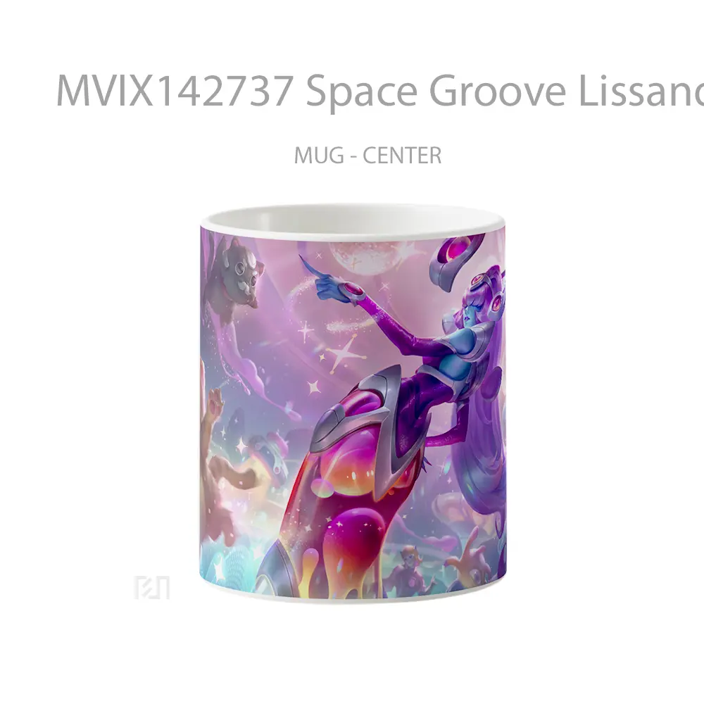 Mug Space Groove Lissandra Skin Lol Splash Art Cangkir Gamer