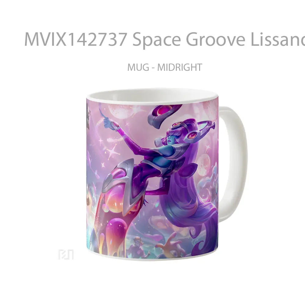 Mug Space Groove Lissandra Skin Lol Splash Art Cangkir Gamer - All-side / Desain