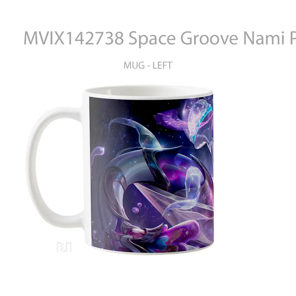 Mug Space Groove Nami Prestige Skin Lol Splash Art Cangkir Gamer - All-side / Desain