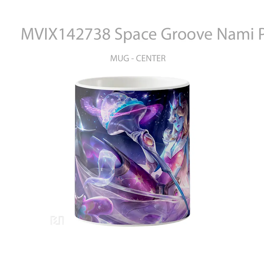 Mug Space Groove Nami Prestige Skin Lol Splash Art Cangkir Gamer