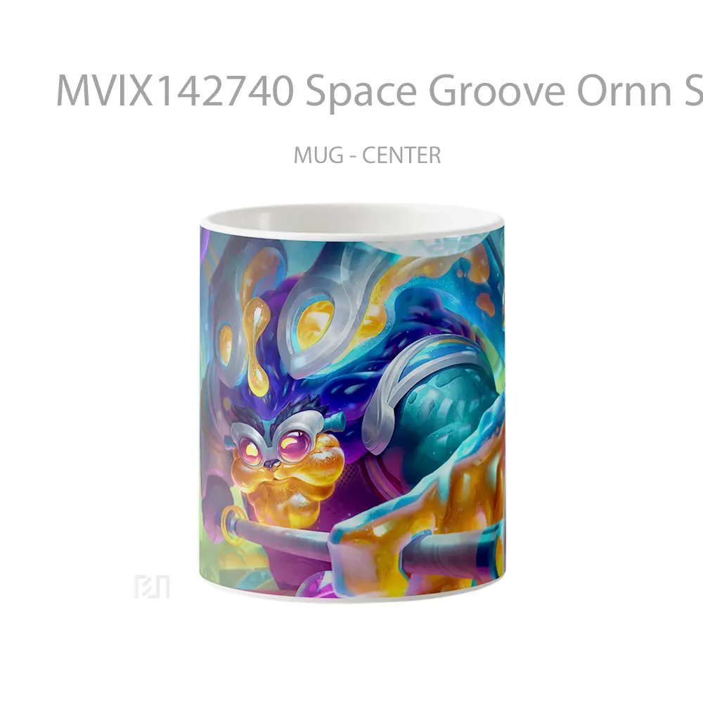 Mug Space Groove Ornn Skin Lol Splash Art Cangkir Gamer