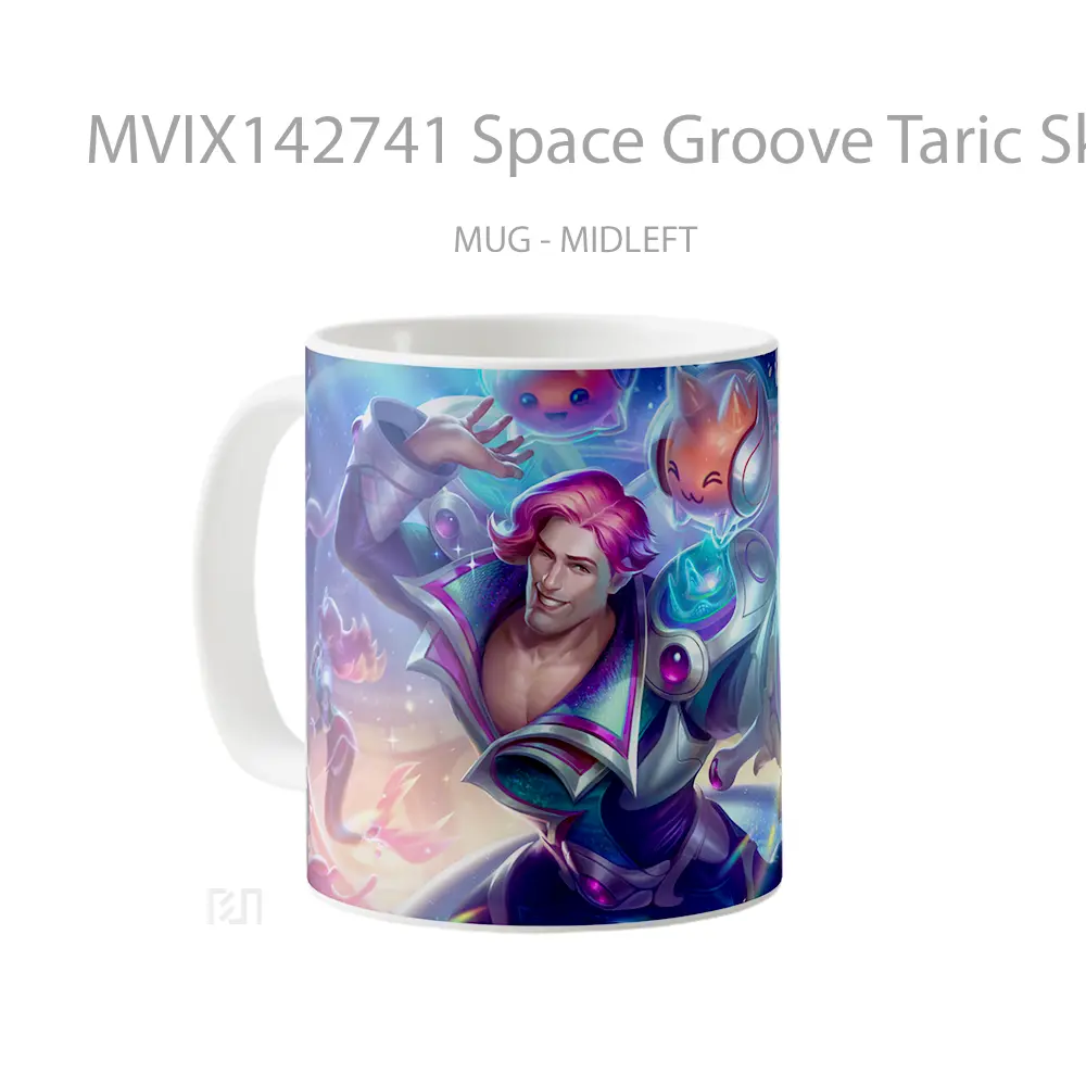 Mug Space Groove Taric Skin Lol Splash Art Cangkir Gamer - All-side / Desain