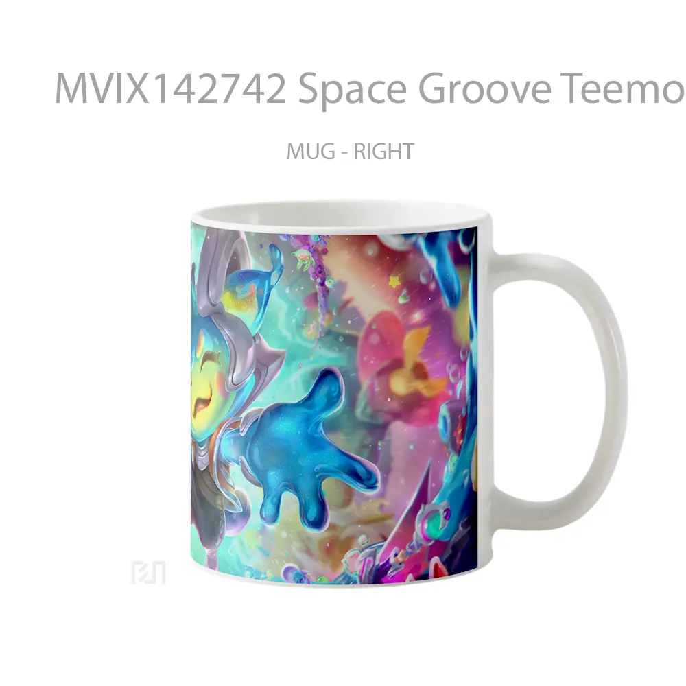 Mug Space Groove Teemo Skin Lol Splash Art Cangkir Gamer - All-side / Desain