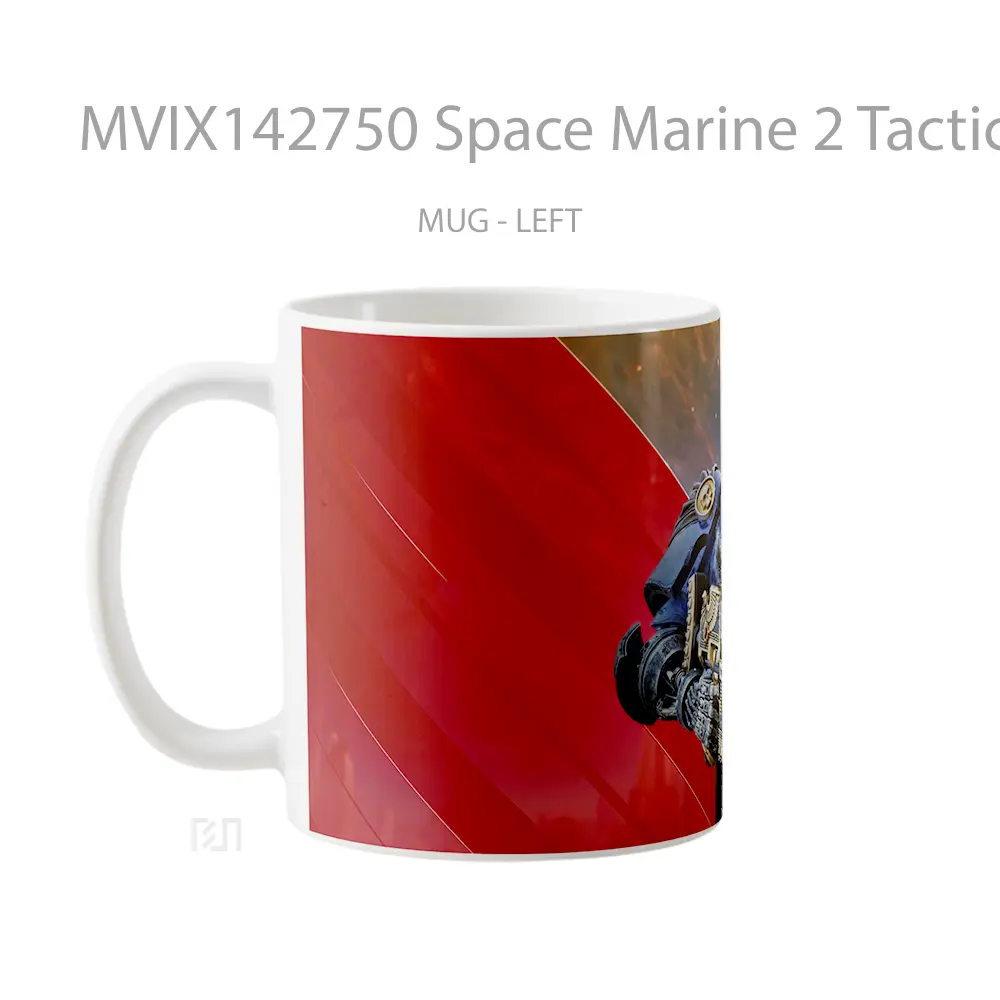 Mug Space Marine 2 Tactical Sniper Gelas Keramik Unik - All-side / Desain