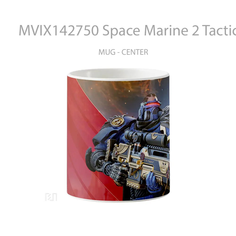 Mug Space Marine 2 Tactical Sniper Gelas Keramik Unik