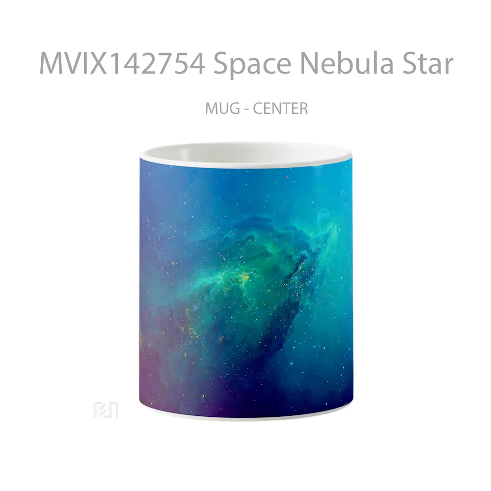 Mug Space Nebula Star Gelas Keramik Unik
