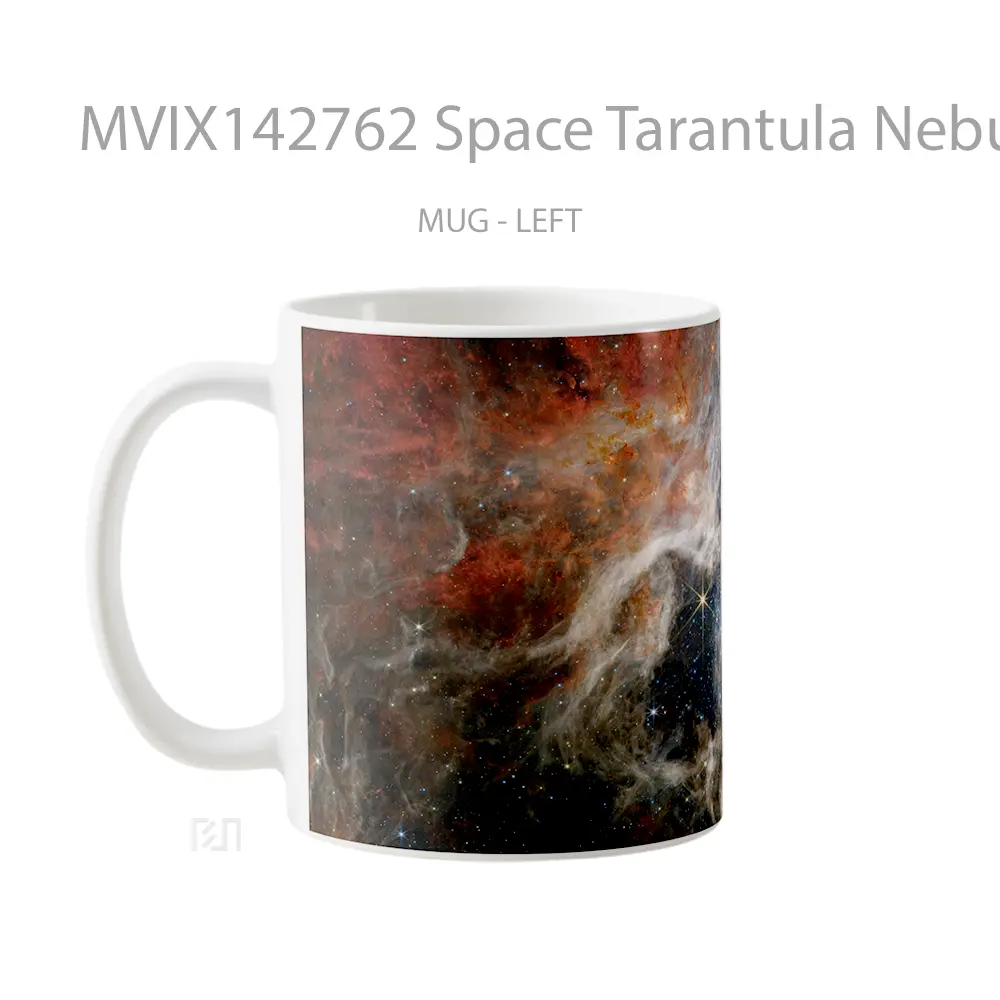 Mug Space Tarantula Nebula Nircam Image Gelas Keramik Unik - All-side / Desain