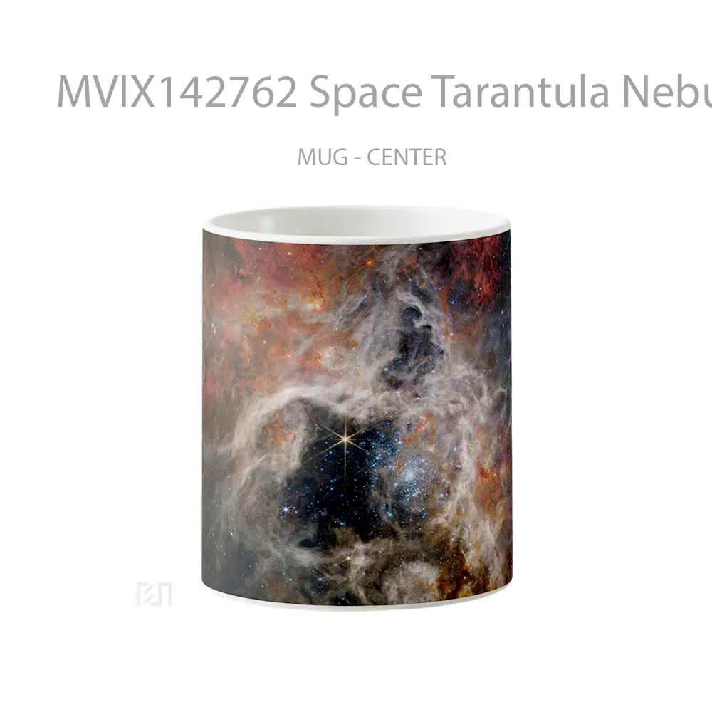 Mug Space Tarantula Nebula Nircam Image Gelas Keramik Unik