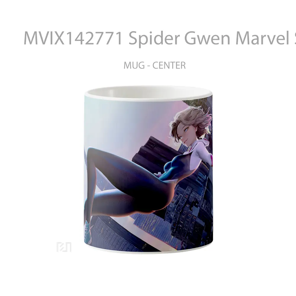 Mug Spider Gwen Marvel Superher Gelas Superhero