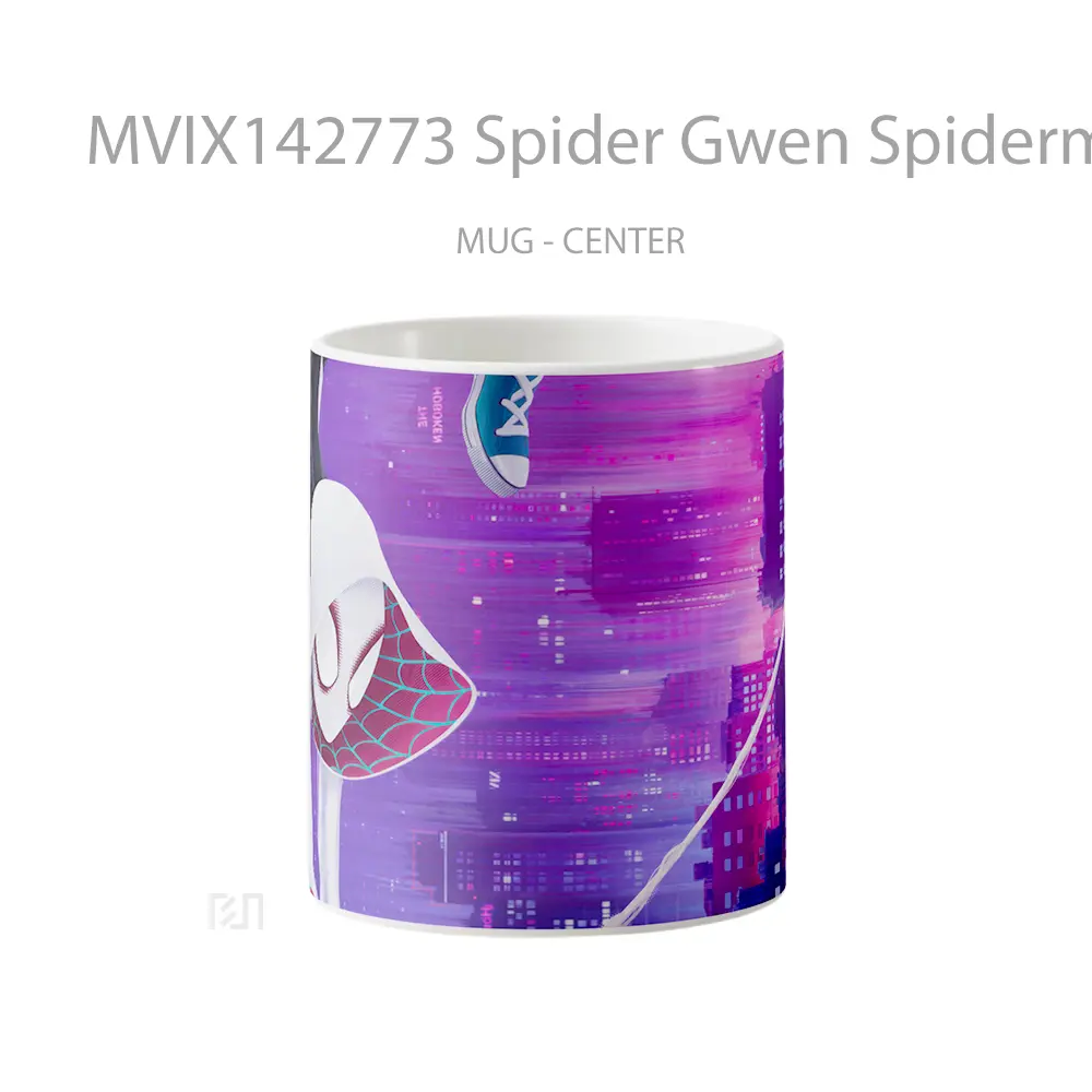 Mug Spider Gwen Spiderman Across The Spider Verse Gelas Keramik Unik