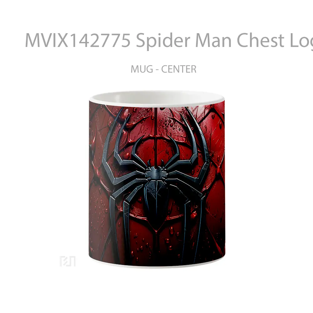 Mug Spider Man Chest Logo Gelas Keramik Unik