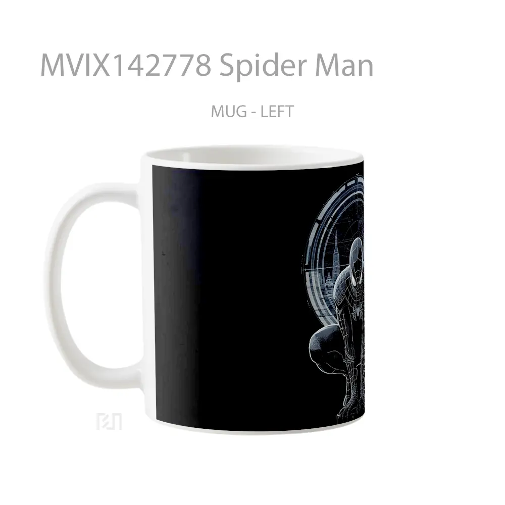 Mug Spider Man Gelas Keramik Unik - All-side / Desain