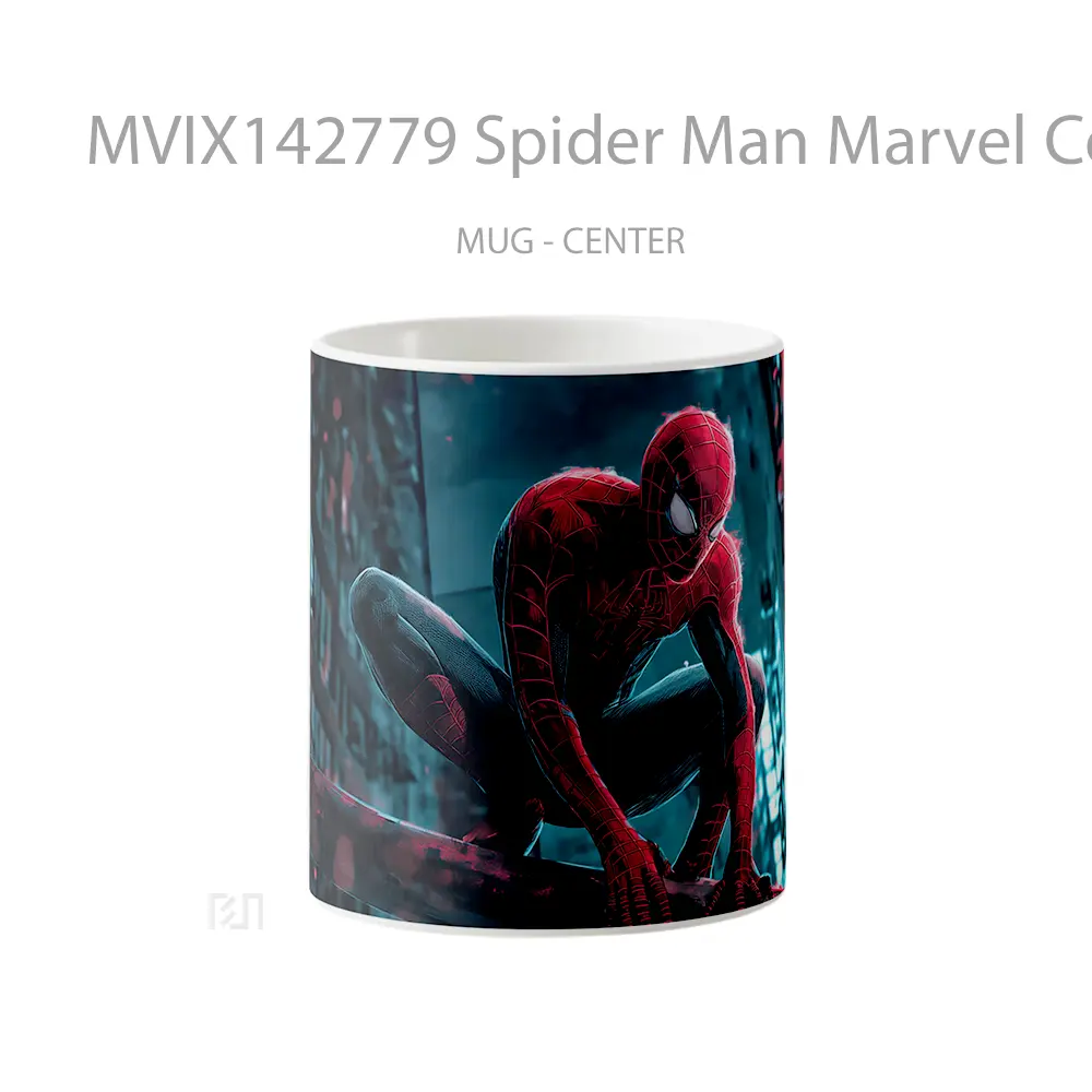 Mug Spider Man Marvel Comics Superhero Gelas Superhero