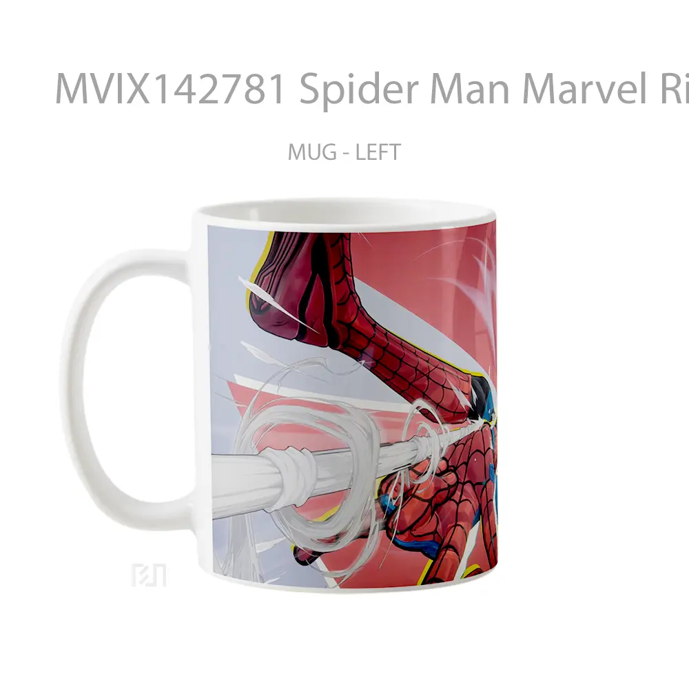 Mug Spider Man Marvel Rivals Mvp Gelas Superhero - All-side / Desain