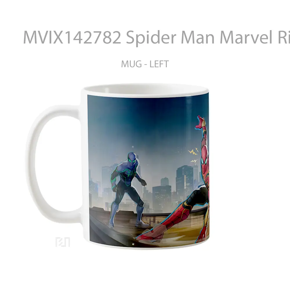 Mug Spider Man Marvel Rivals Mvp Spider Man No Way Home Skin Gelas Superhero - All-side / Desain