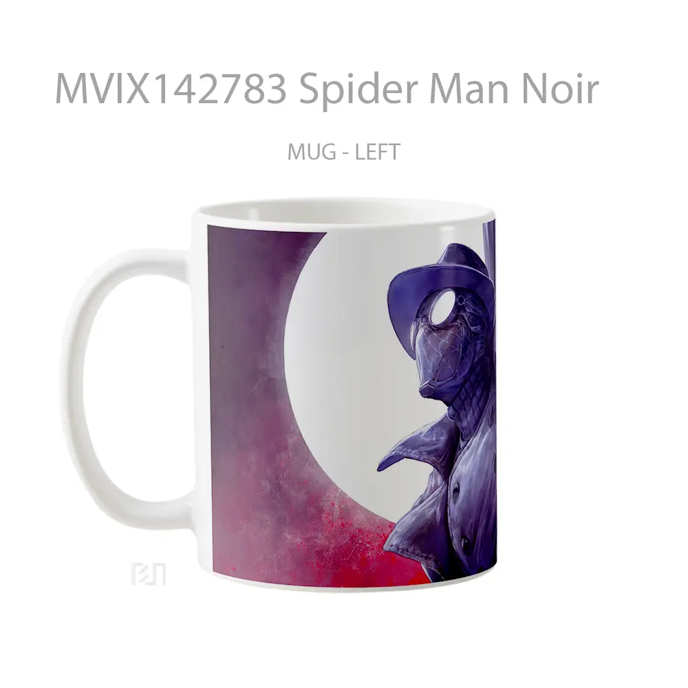Mug Spider Man Noir Gelas Keramik Unik - All-side / Desain