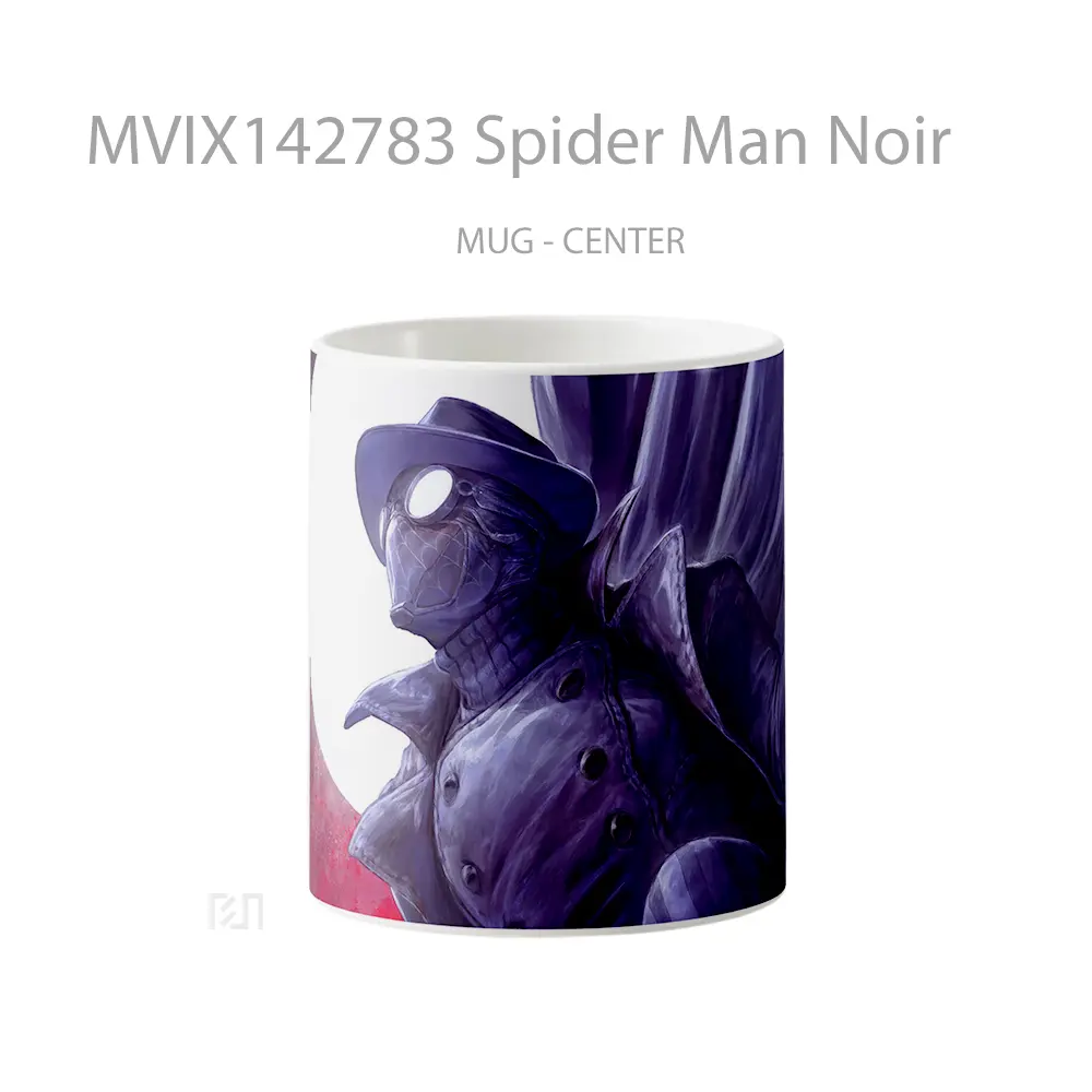 Mug Spider Man Noir Gelas Keramik Unik