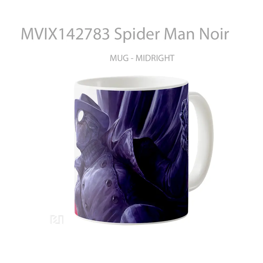 Mug Spider Man Noir Gelas Keramik Unik - All-side / Desain