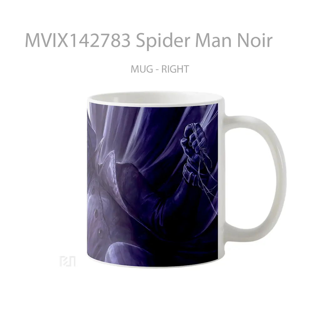Mug Spider Man Noir Gelas Keramik Unik - All-side / Desain