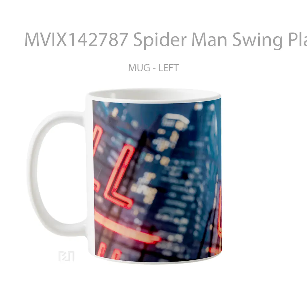 Mug Spider Man Swing Playstation Game Cangkir Gamer - All-side / Desain