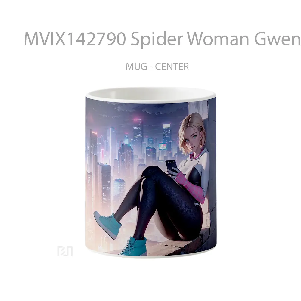 Mug Spider Woman Gwen Stacy Gelas Keramik Unik
