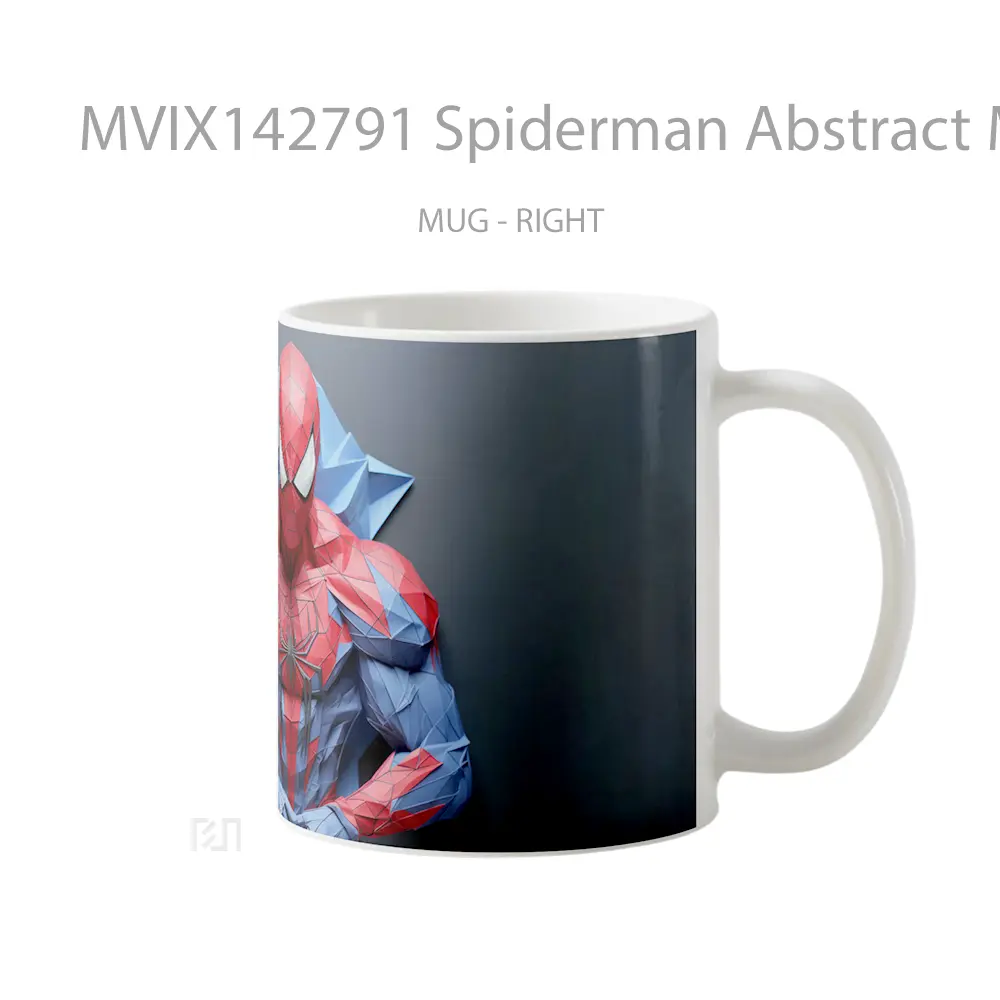 Mug Spiderman Abstract Marvel Superher Gelas Superhero - All-side / Desain