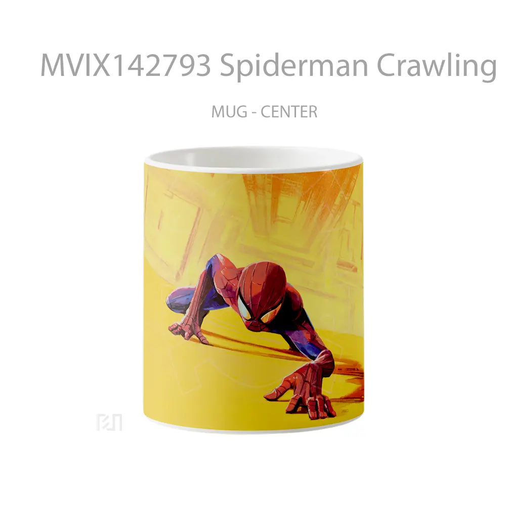 Mug Spiderman Crawling Gelas Keramik Unik