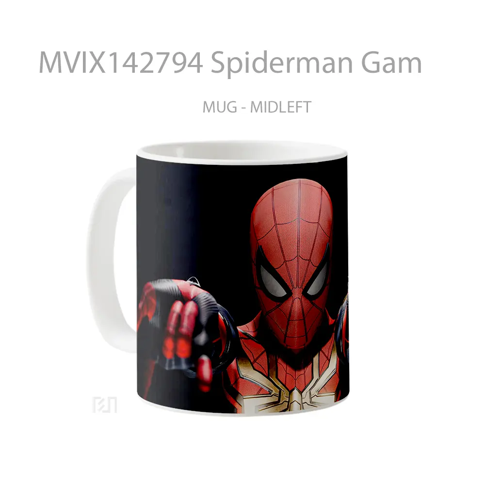 Mug Spiderman Gam Gelas Keramik Unik - All-side / Desain
