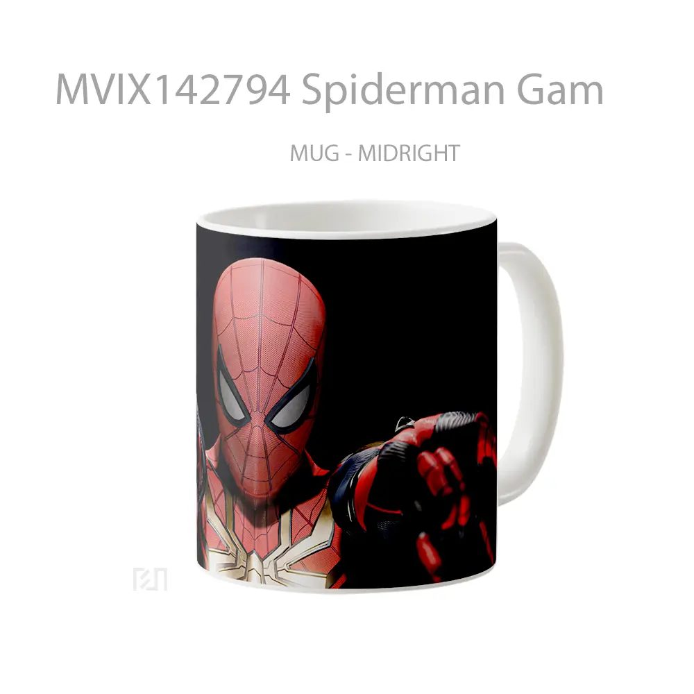 Mug Spiderman Gam Gelas Keramik Unik - All-side / Desain