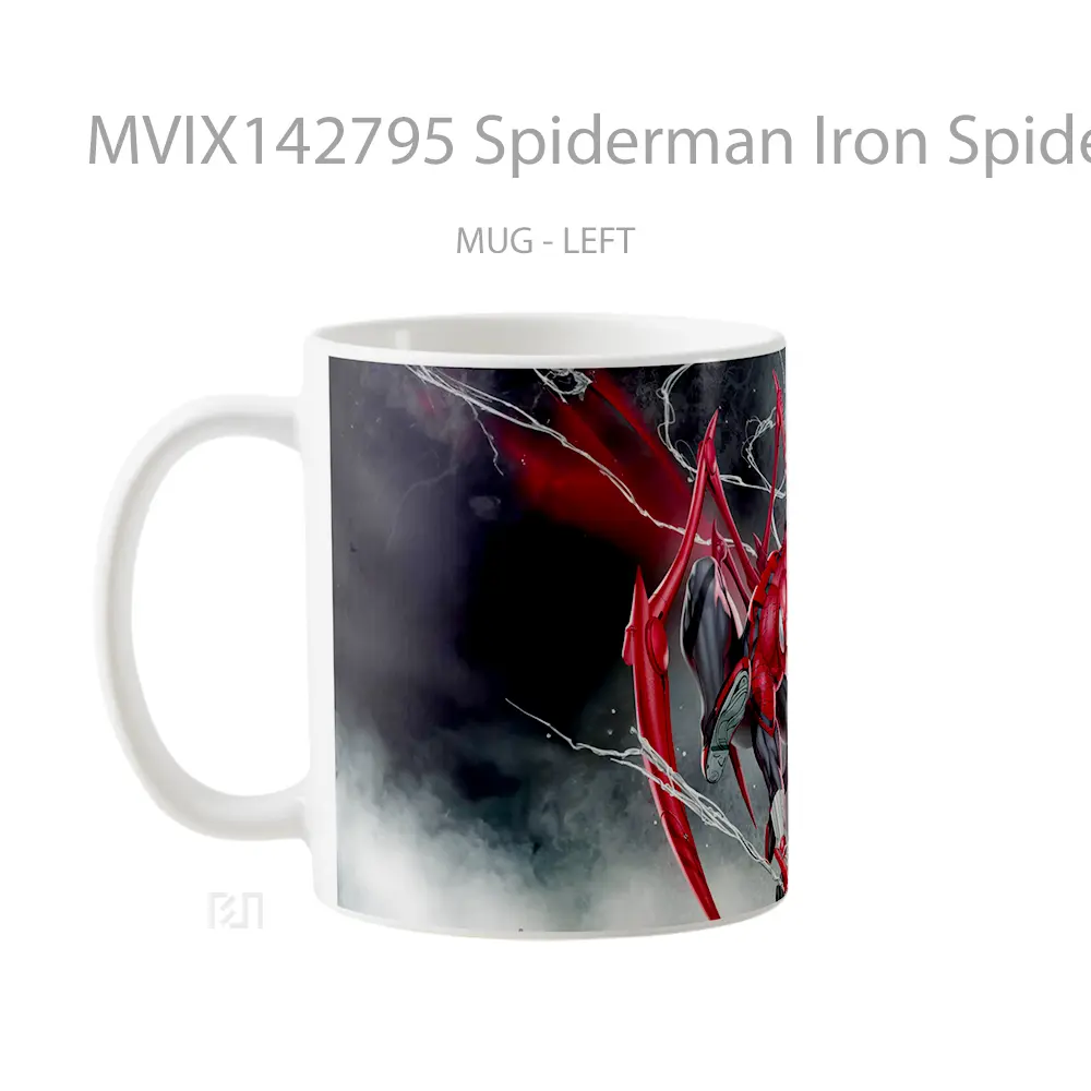 Mug Spiderman Iron Spide Gelas Keramik Unik - All-side / Desain