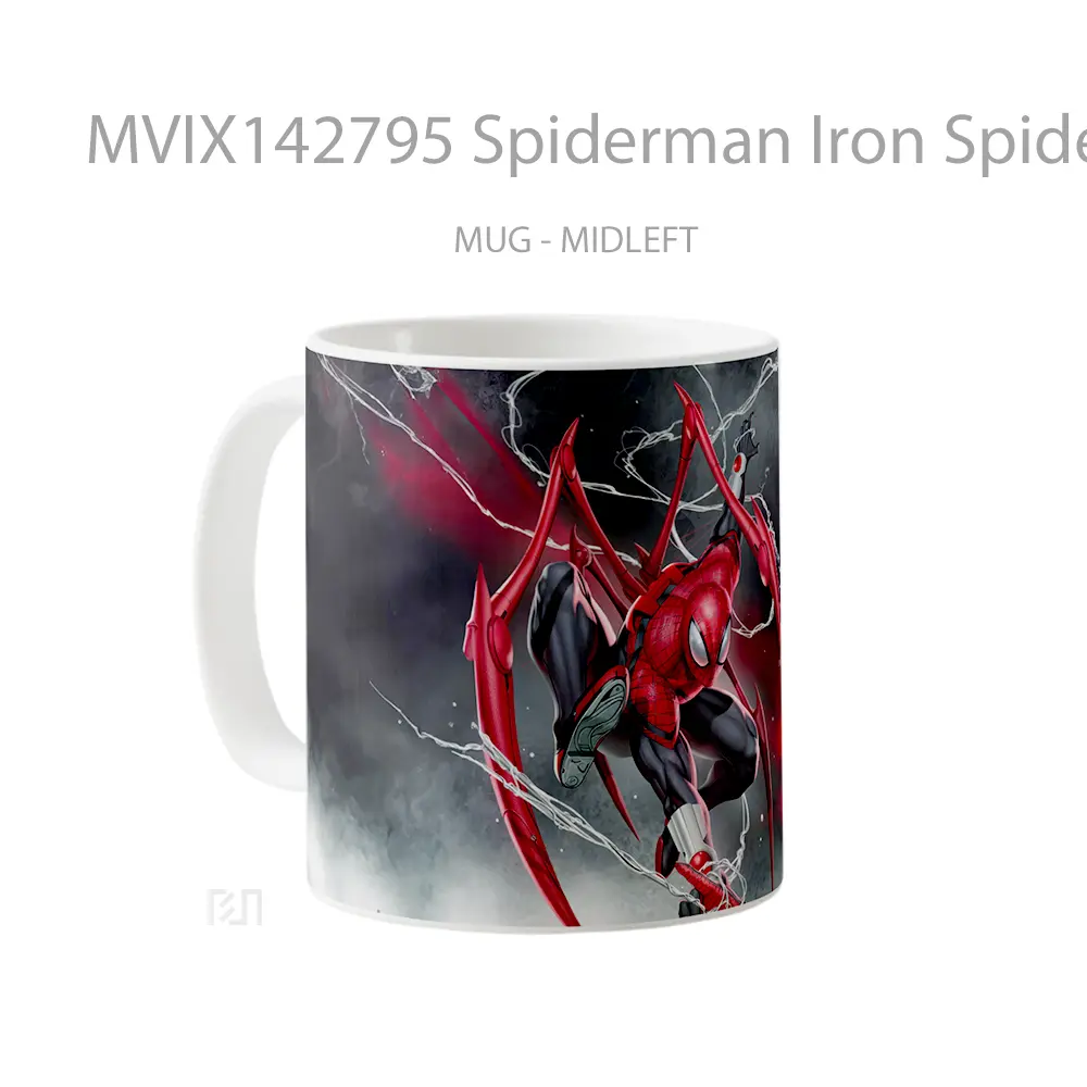 Mug Spiderman Iron Spide Gelas Keramik Unik - All-side / Desain