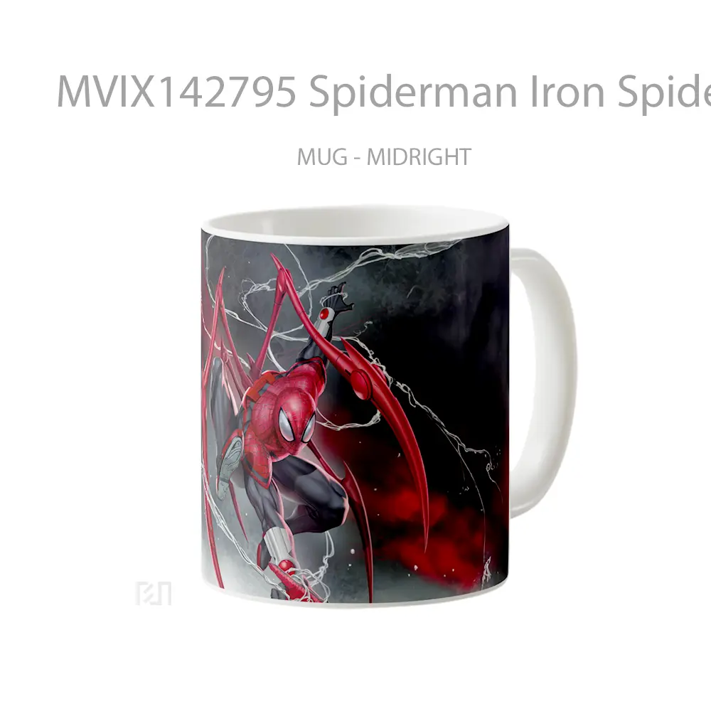 Mug Spiderman Iron Spide Gelas Keramik Unik - All-side / Desain