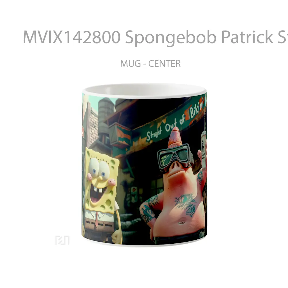 Mug Spongebob Patrick Star Gelas Keramik Unik