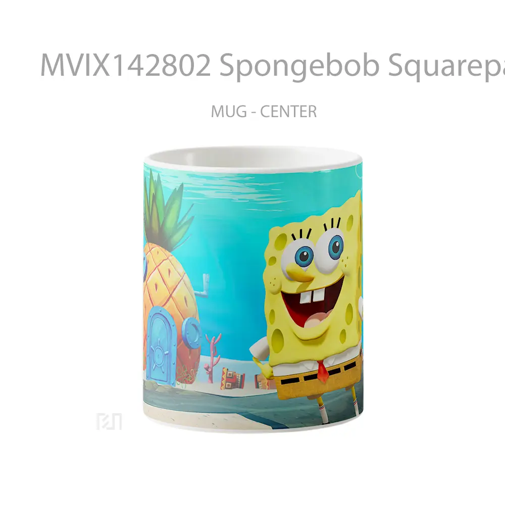 Mug Spongebob Squarepants House Gelas Keramik Unik