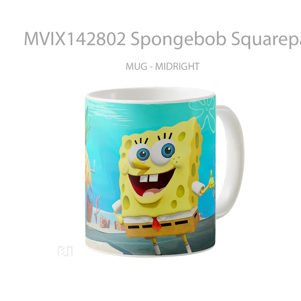 Mug Spongebob Squarepants House Gelas Keramik Unik - All-side / Desain