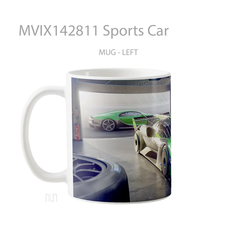 Mug Sports Car Gelas Keramik Unik - All-side / Desain