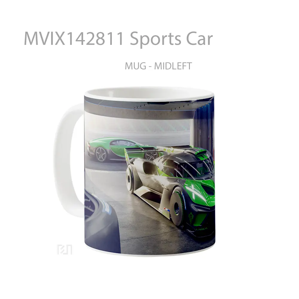 Mug Sports Car Gelas Keramik Unik - All-side / Desain