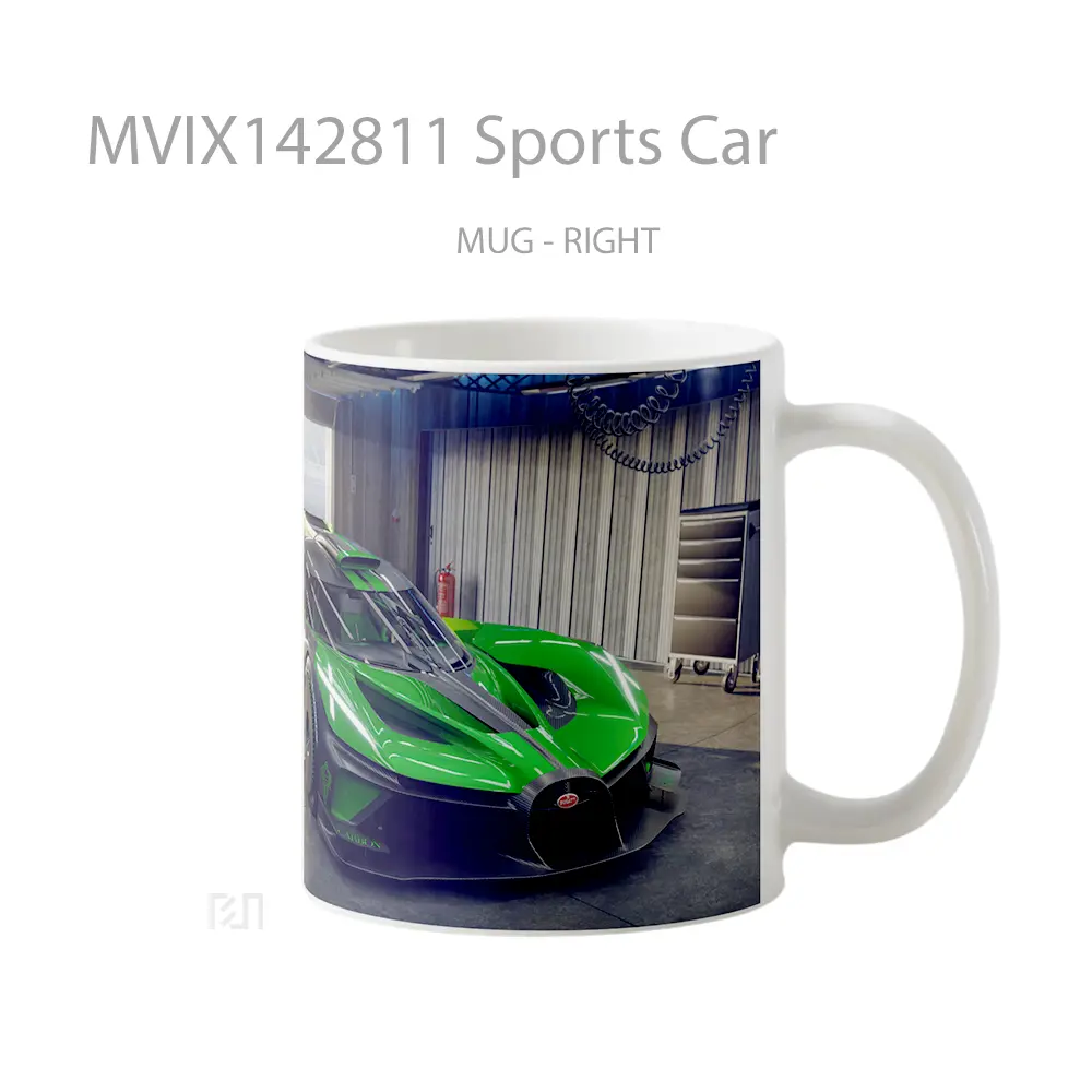 Mug Sports Car Gelas Keramik Unik - All-side / Desain