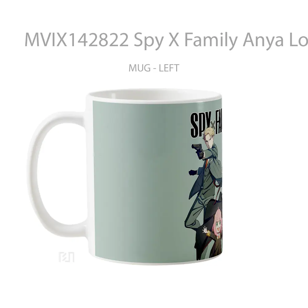 Mug Spy X Family Anya Loid Yor Forger Gelas Keramik Unik - All-side / Desain