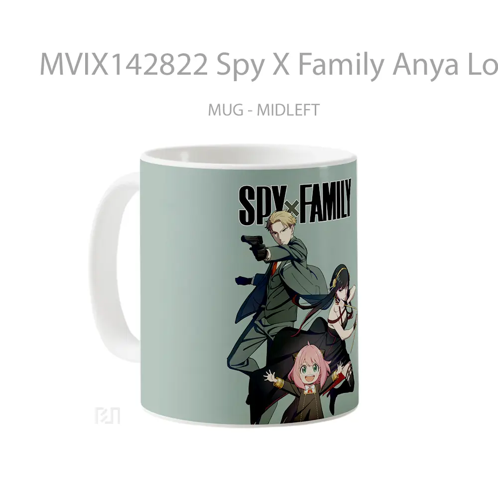 Mug Spy X Family Anya Loid Yor Forger Gelas Keramik Unik - All-side / Desain