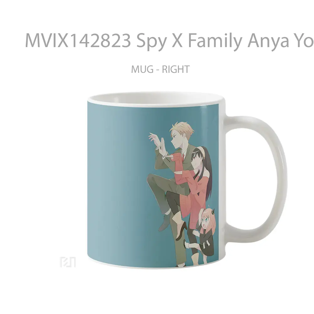 Mug Spy X Family Anya Yor Loid Gelas Keramik Unik - All-side / Desain