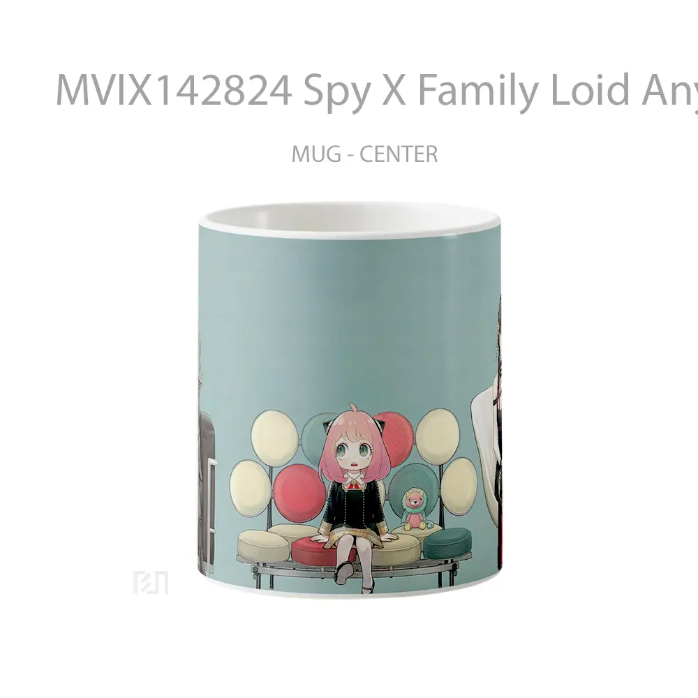 Mug Spy X Family Loid Anya Yor Forger Gelas Keramik Unik