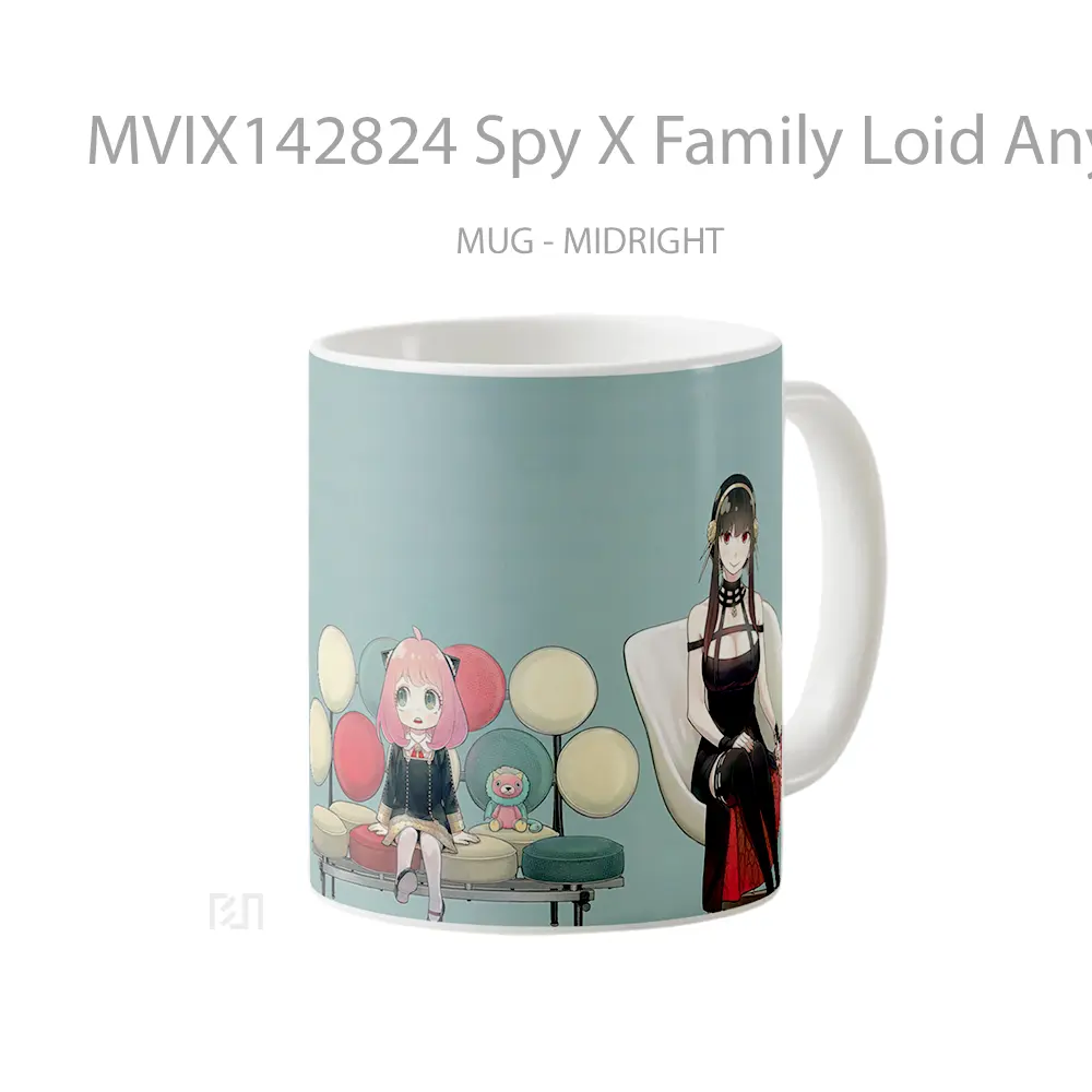 Mug Spy X Family Loid Anya Yor Forger Gelas Keramik Unik - All-side / Desain