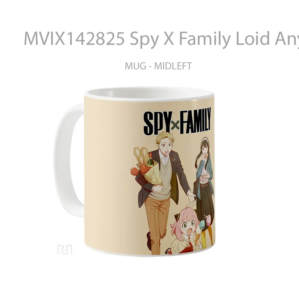 Mug Spy X Family Loid Anya Yor Gelas Keramik Unik - All-side / Desain