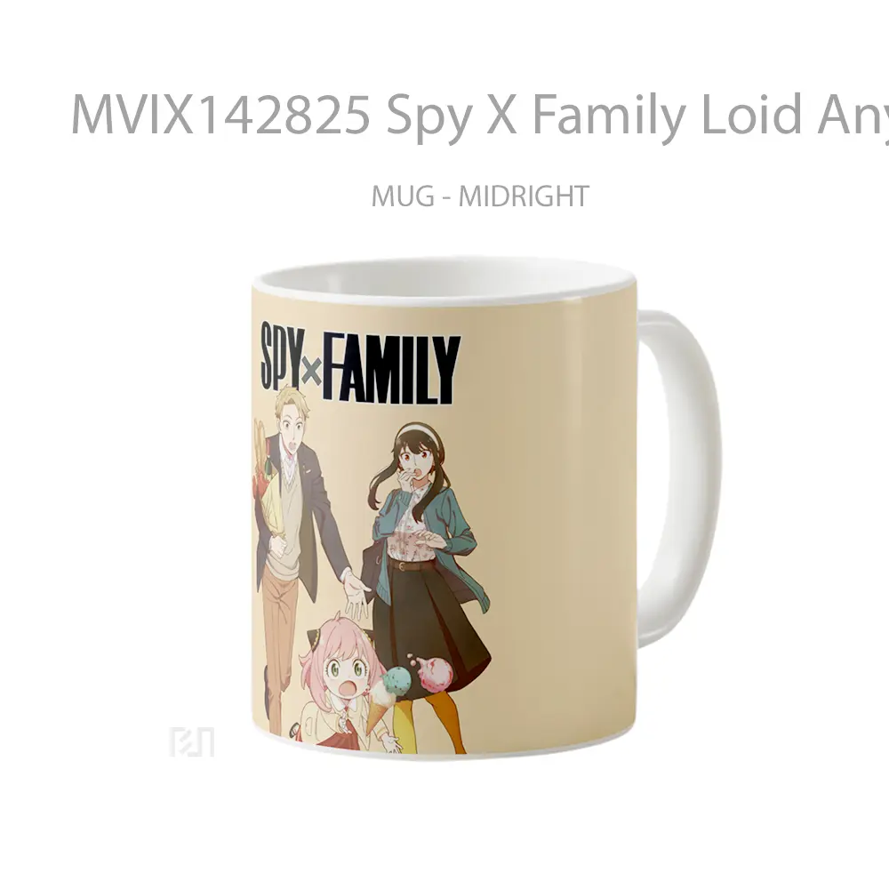 Mug Spy X Family Loid Anya Yor Gelas Keramik Unik - All-side / Desain