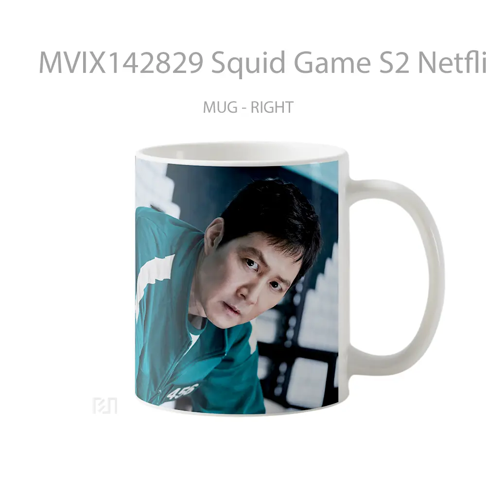 Mug Squid Game S2 Netflix Lee Jung Jae Cangkir Gamer - All-side / Desain