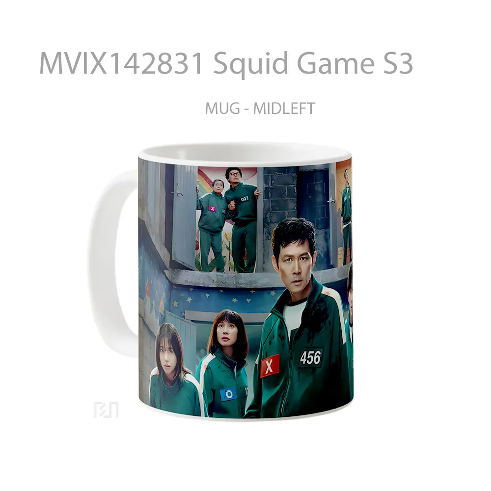 Mug Squid Game S3 Cangkir Gamer - All-side / Desain