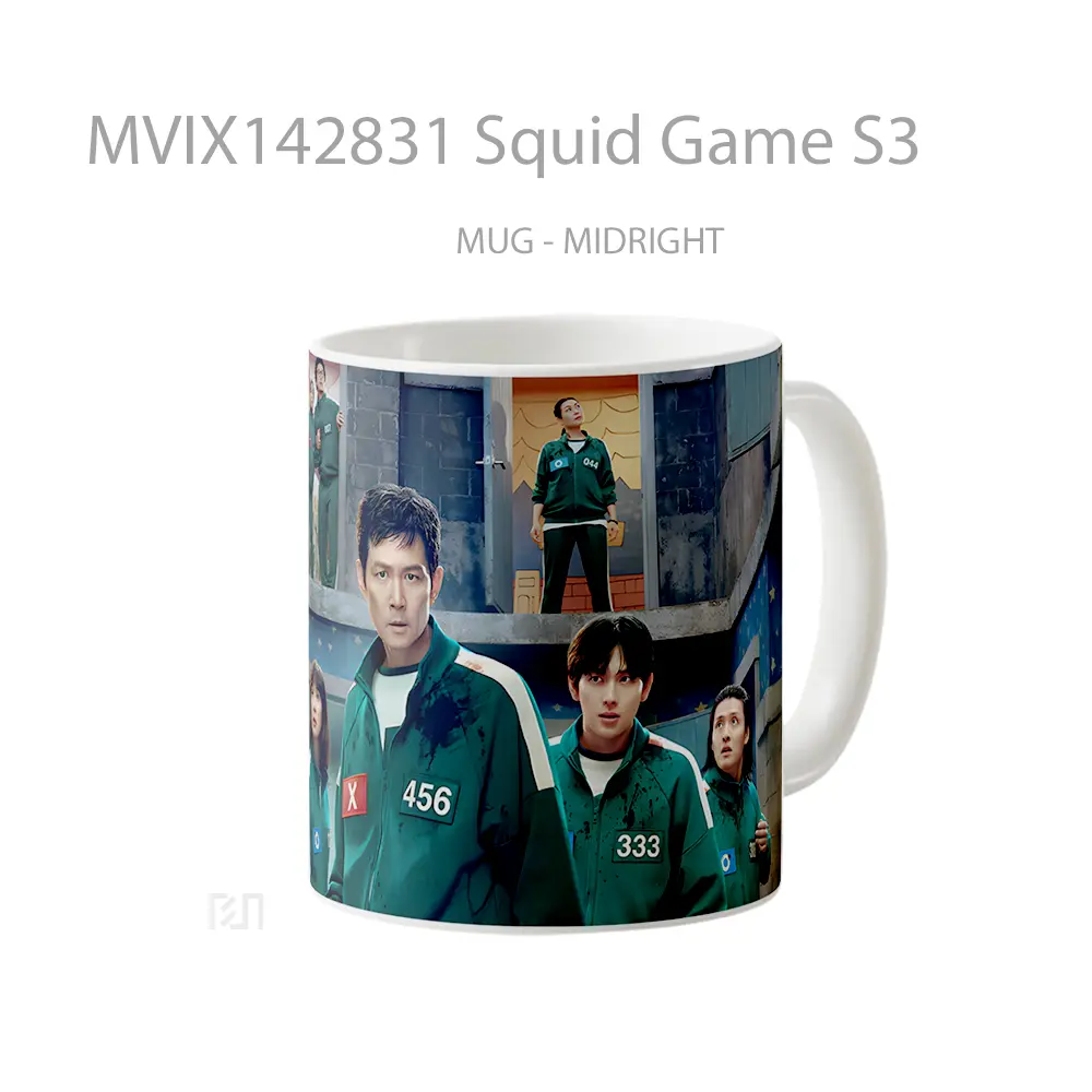Mug Squid Game S3 Cangkir Gamer - All-side / Desain