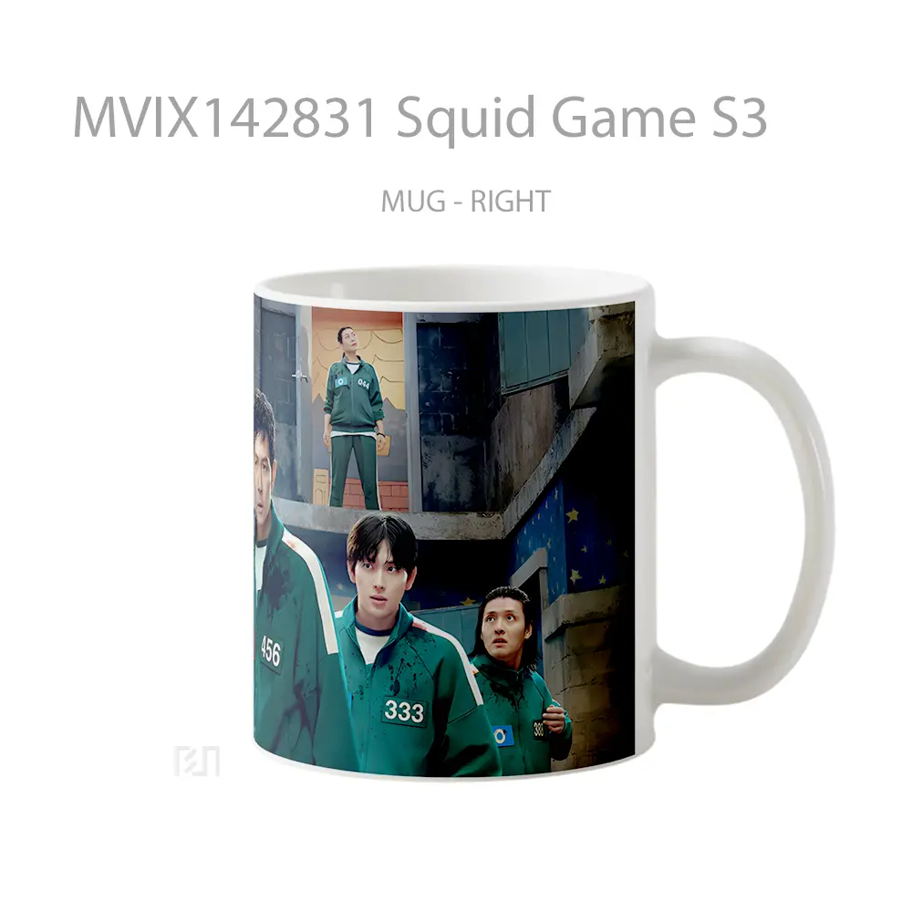 Mug Squid Game S3 Cangkir Gamer - All-side / Desain