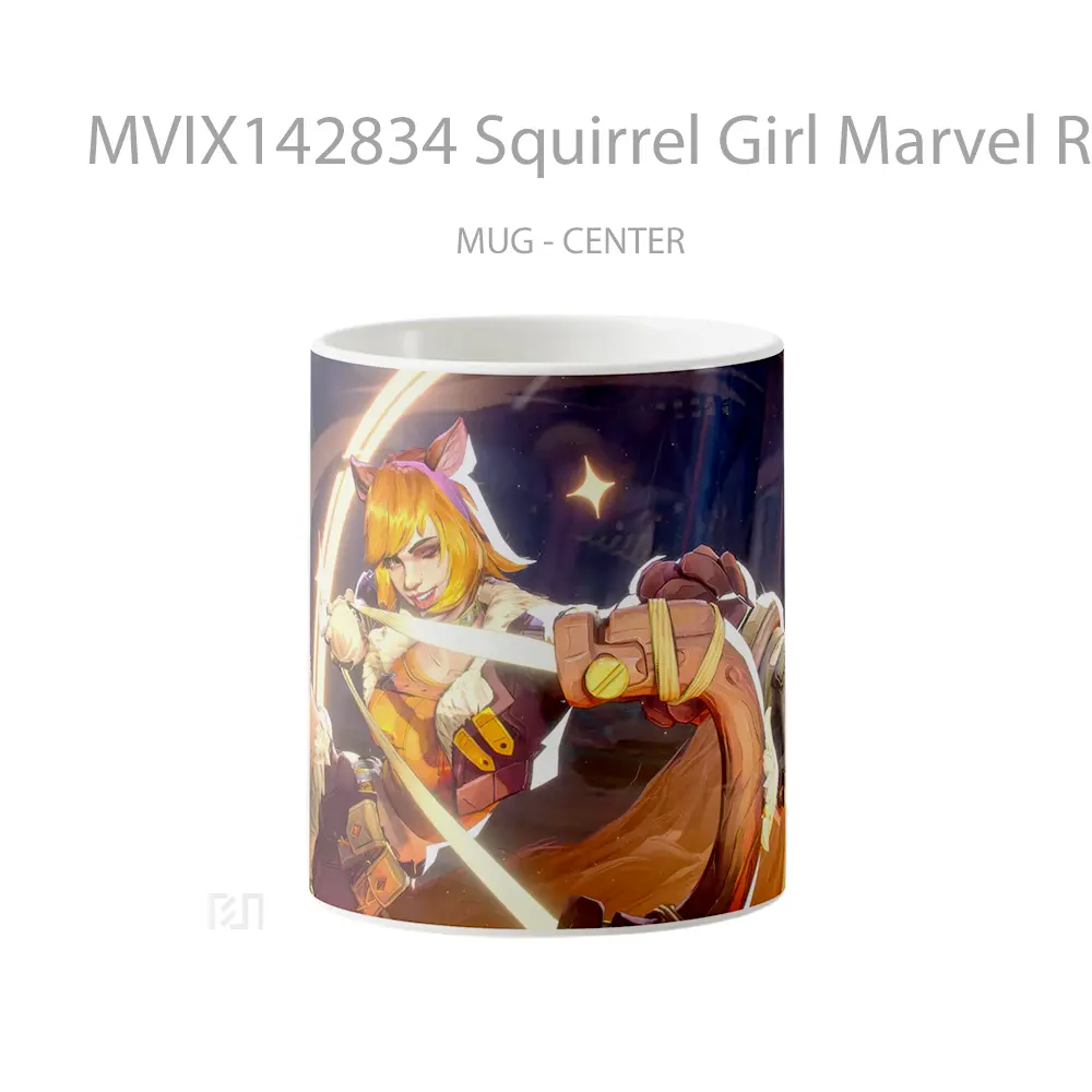 Mug Squirrel Girl Marvel Rival Gelas Superhero